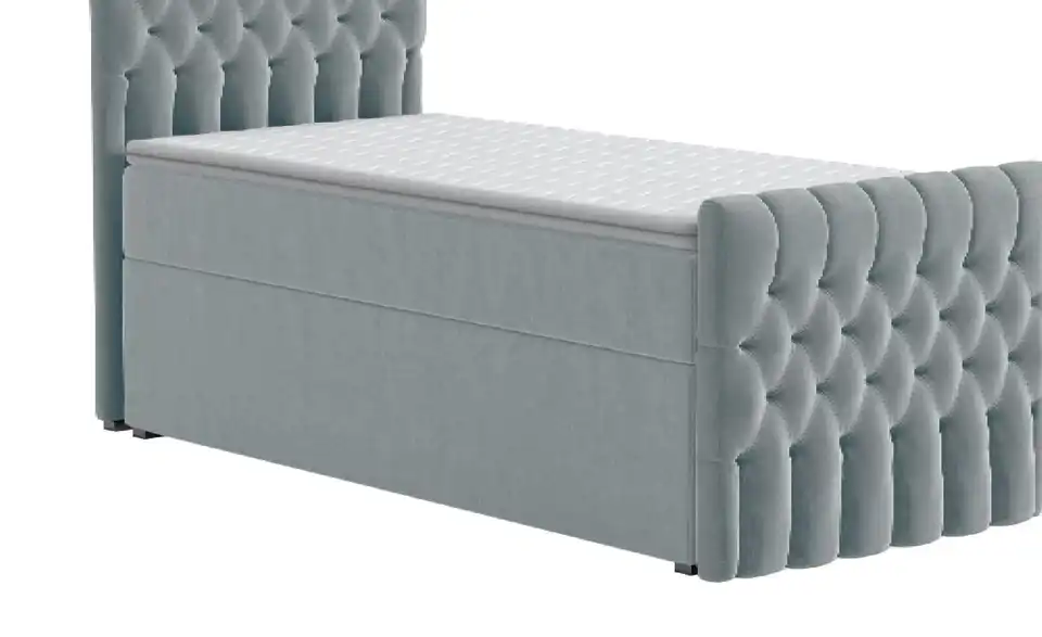 Boxbett Belek King mit Bettkasten und Fußteil, Detailansicht