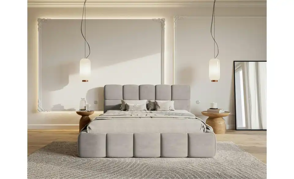 Selsey Polsterbett Cloudy mit Lattenrost, in Wohnsituation