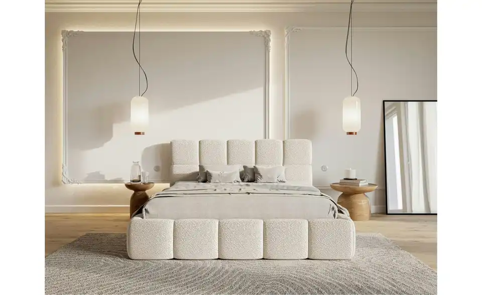 Selsey Polsterbett Cloudy mit Bettkasten, in Wohnsituation