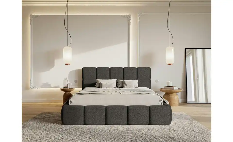 Selsey Polsterbett Cloudy mit Bettkasten, in Wohnsituation