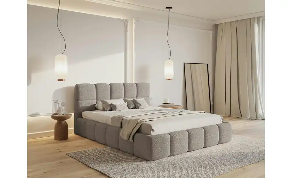 Selsey Polsterbett Cloudy mit Bettkasten, in Wohnsituation