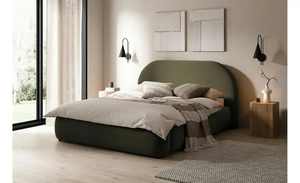 Selsey Polsterbett Ovo mit Bettkasten, in Wohnsituation