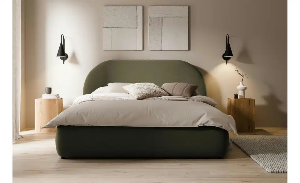 Selsey Polsterbett Ovo mit Bettkasten, in Wohnsituation