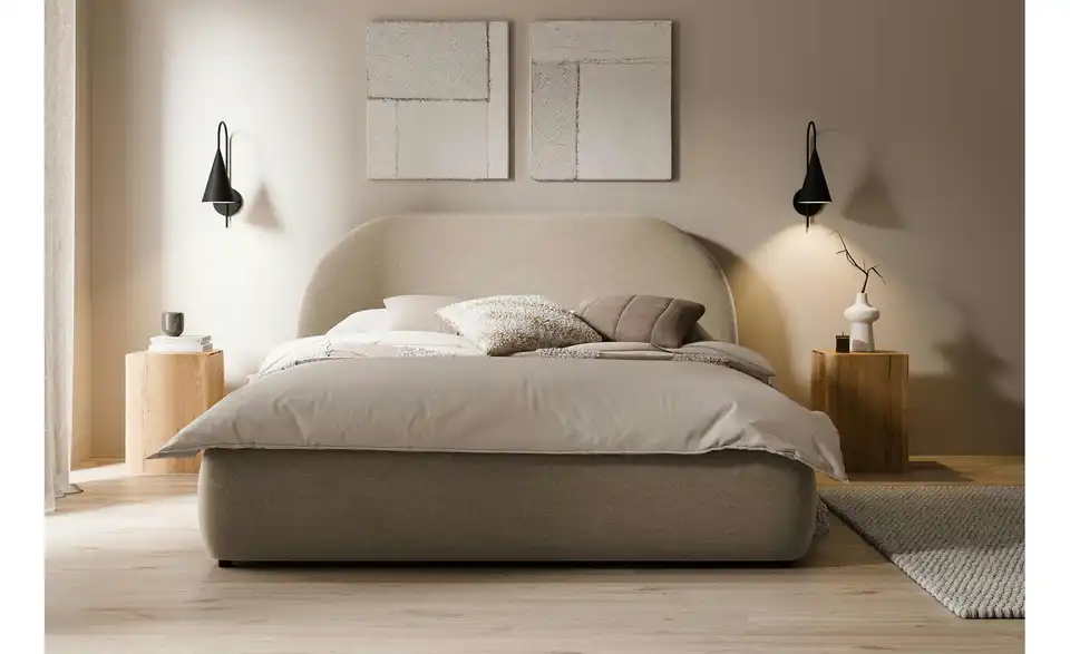 Selsey Polsterbett Ovo mit Bettkasten, in Wohnsituation