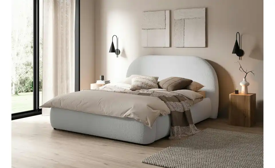 Selsey Polsterbett Ovo mit Bettkasten, in Wohnsituation