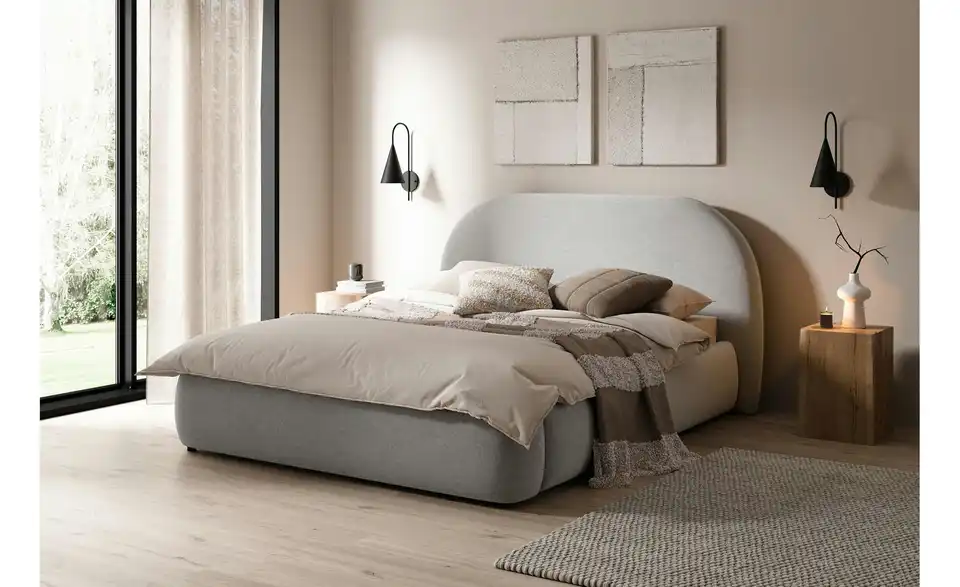 Selsey Polsterbett Ovo mit Bettkasten, in Wohnsituation