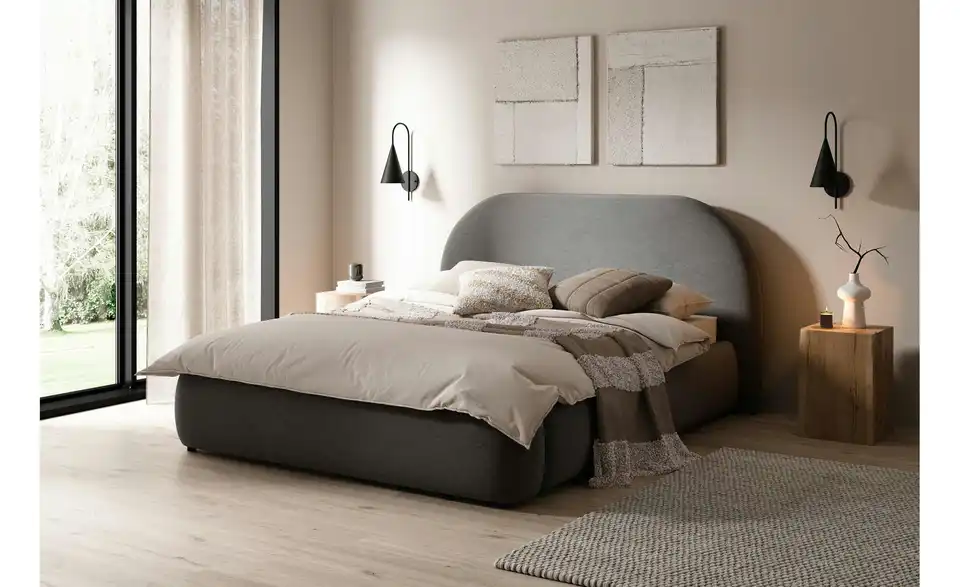 Selsey Polsterbett Ovo mit Bettkasten, in Wohnsituation