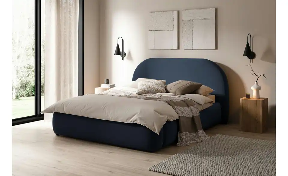 Selsey Polsterbett Ovo mit Bettkasten, in Wohnsituation