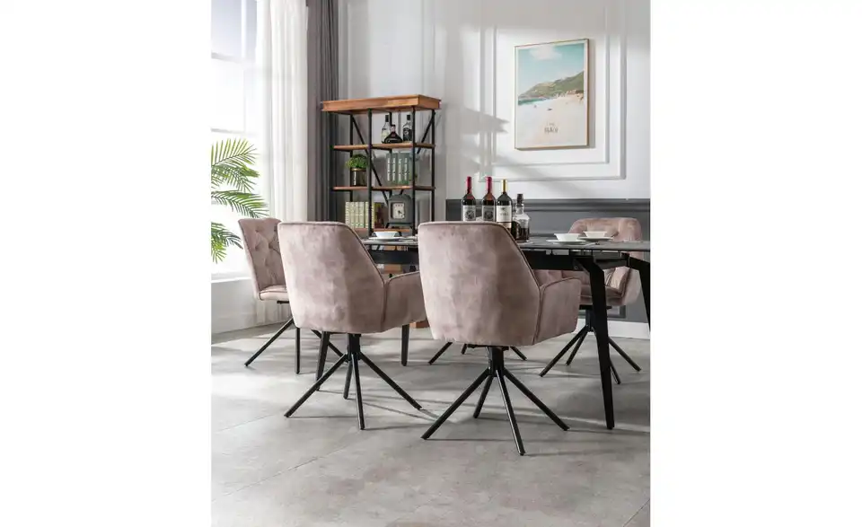 by Living Armlehnenstuhl 2er-Set Sarina, in Wohnsituation