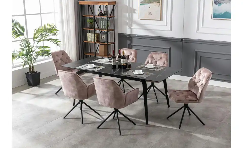 by Living Armlehnenstuhl 2er-Set Sarina, in Wohnsituation