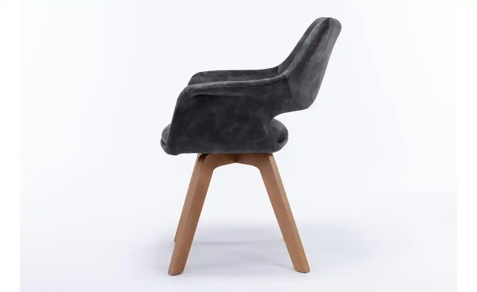 by Living Armlehnenstuhl 2er-Set Klara, Profilansicht