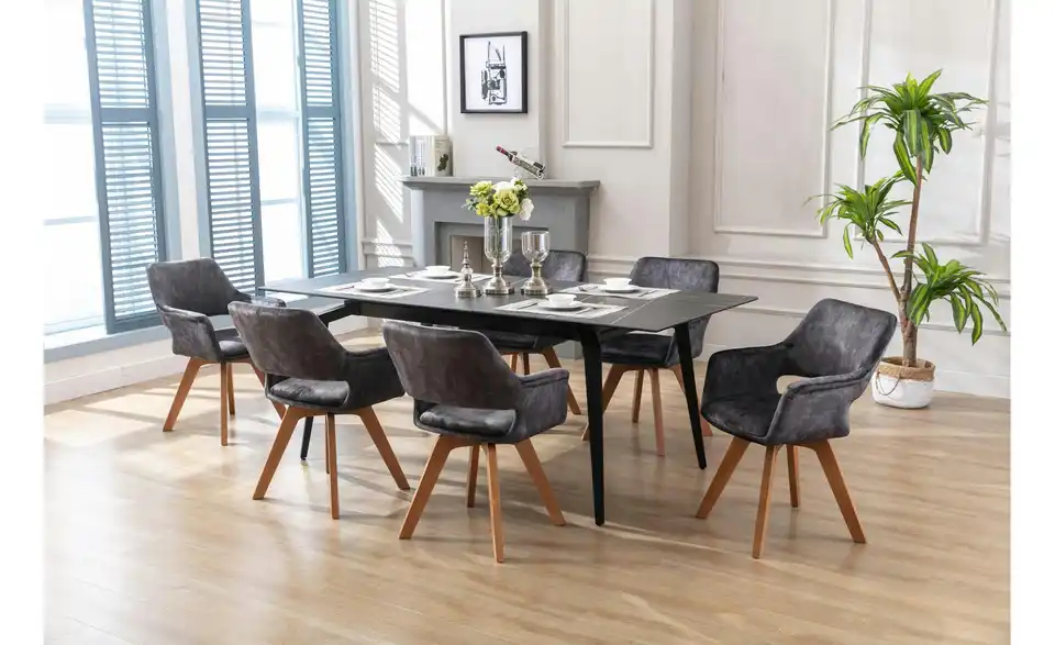 by Living Armlehnenstuhl 2er-Set Klara, in Wohnsituation