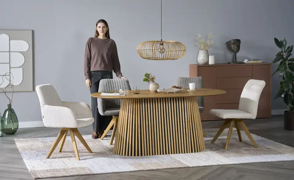 smart Armlehnstuhl Frederik drehbar, in Wohnsituation