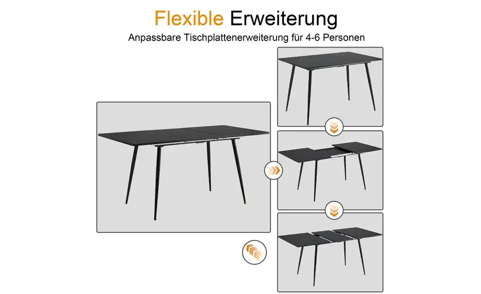 Esstisch Whale, Bild mit Text