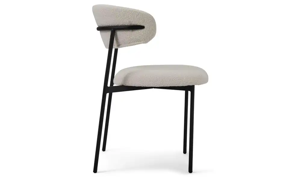 Furnhouse Esszimmerstuhl 2er-Set Diana, Profilansicht