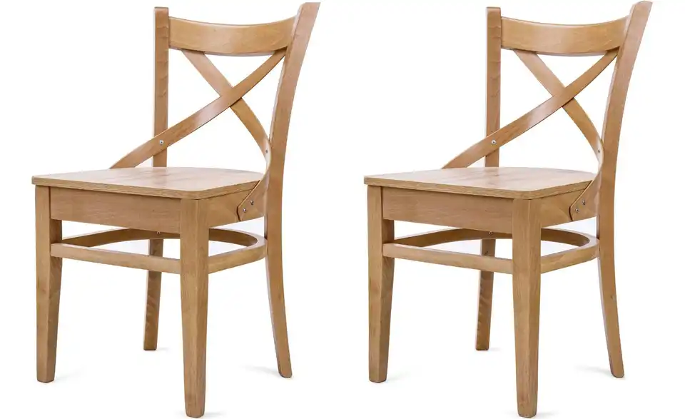KONSIMO Holzstuhl 2er-Set Georg, Perspektive