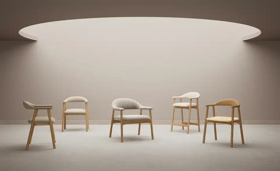 Armlehnstuhl 2-er Set Fenrik, in Wohnsituation