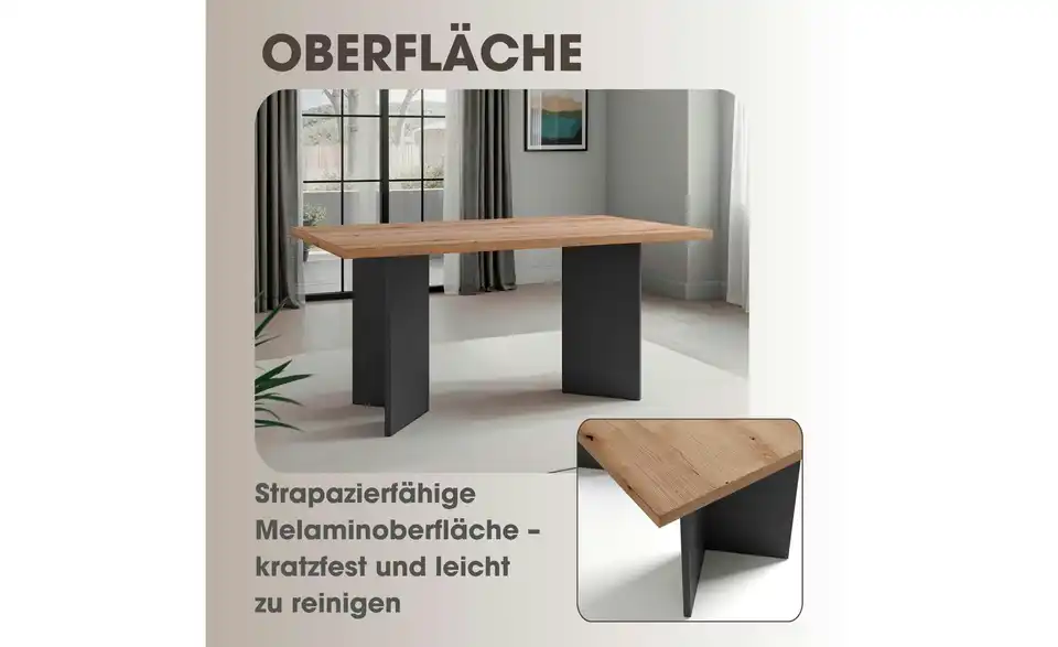 by Living Esstisch, Bild mit Text