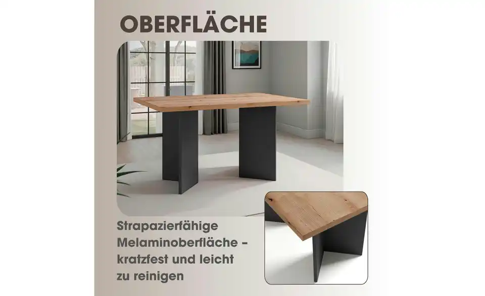 by Living Esstisch, Bild mit Text