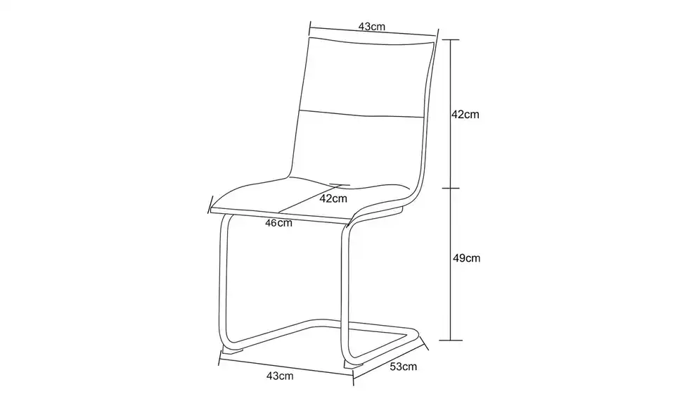 Schwinger-Stuhl 2er Set, Ergänzung