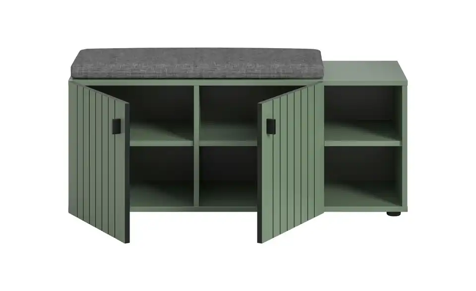 Sitzbank inkl. Sitzkissen, geöffnet