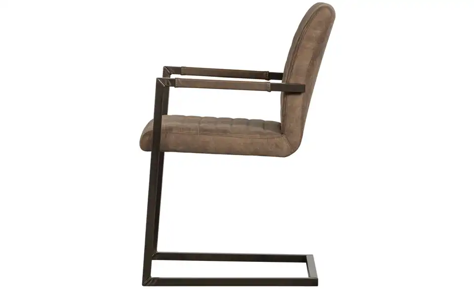 WOOOD Esszimmerstuhl 2er-Set, Profilansicht