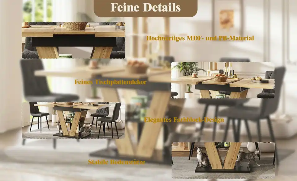 Esstisch Laggravel, Bild mit Text