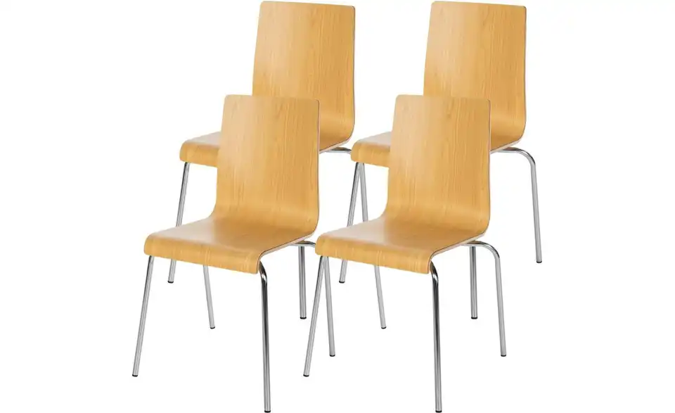 Besucherstuhl 4er-Set Gahanna, Perspektive