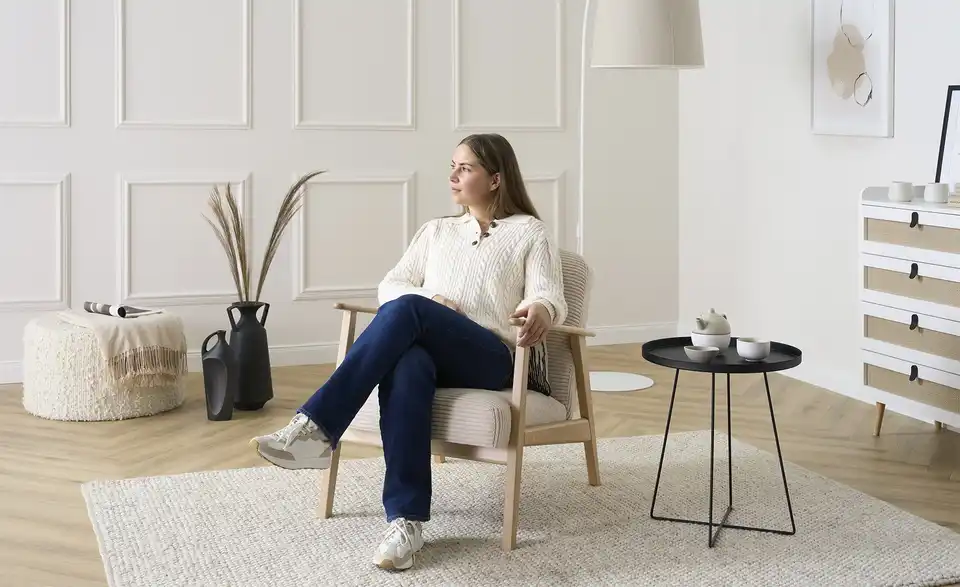 smart Sessel Rada Cordstoff, in Wohnsituation
