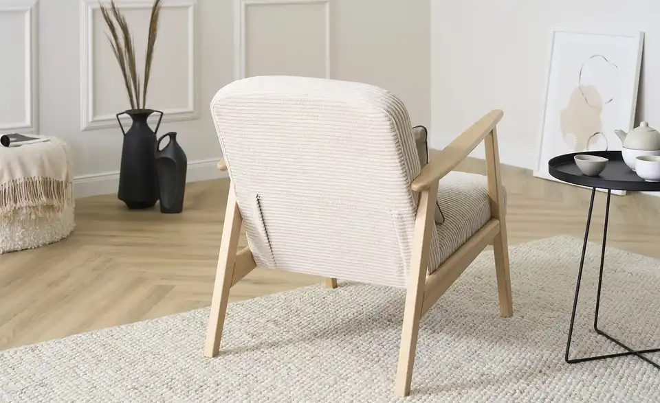 smart Sessel Rada Cordstoff, Rückansicht