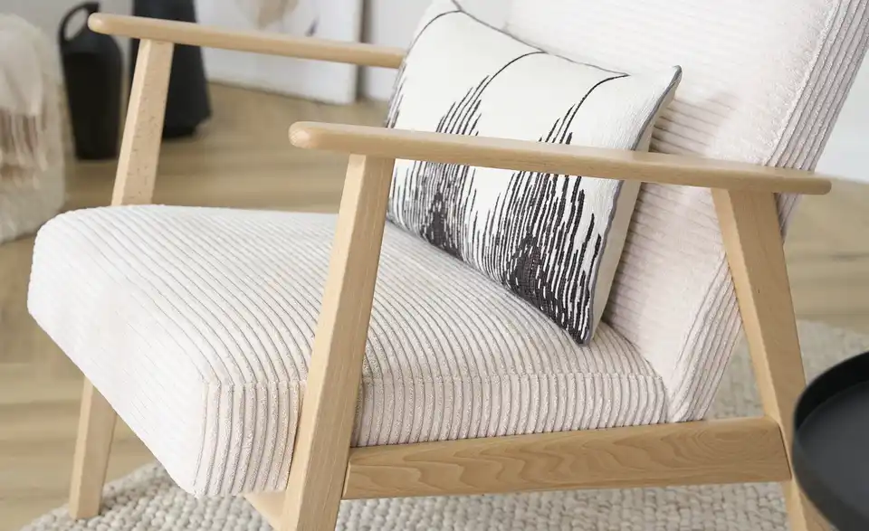 smart Sessel Rada Cordstoff, Detailansicht