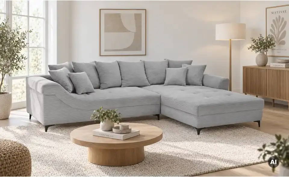 bobb Ecksofa Jonna, in Wohnsituation