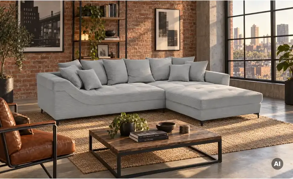 bobb Ecksofa Jonna, in Wohnsituation