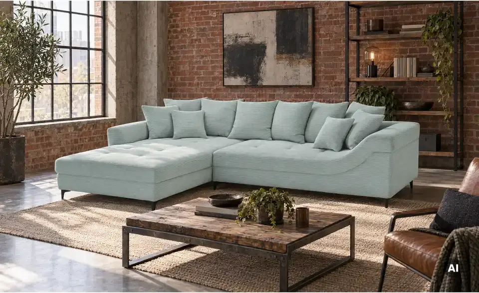 bobb Ecksofa Jonna, in Wohnsituation