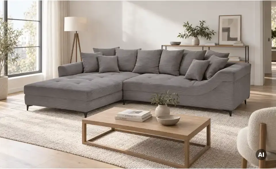 bobb Ecksofa Jonna, in Wohnsituation