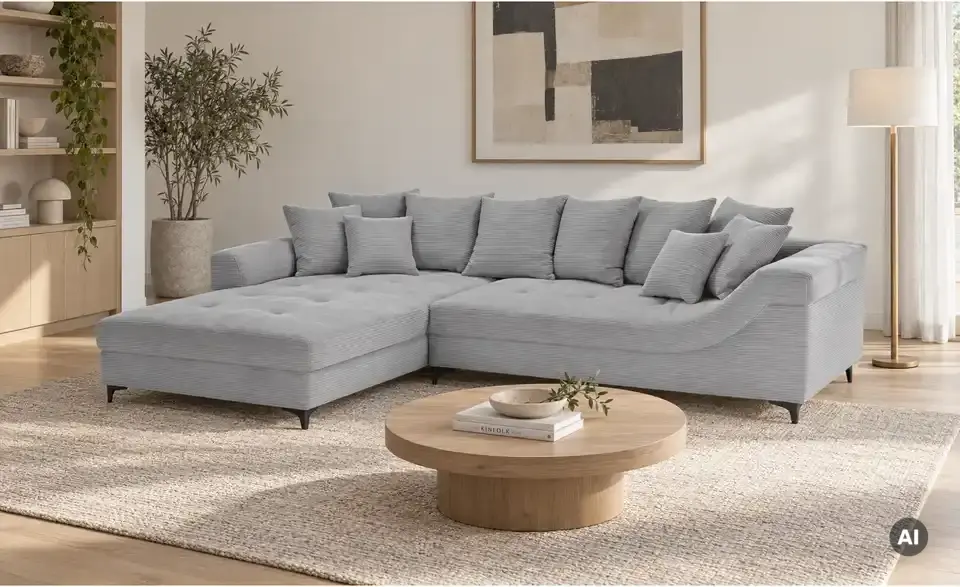 bobb Ecksofa Jonna, in Wohnsituation