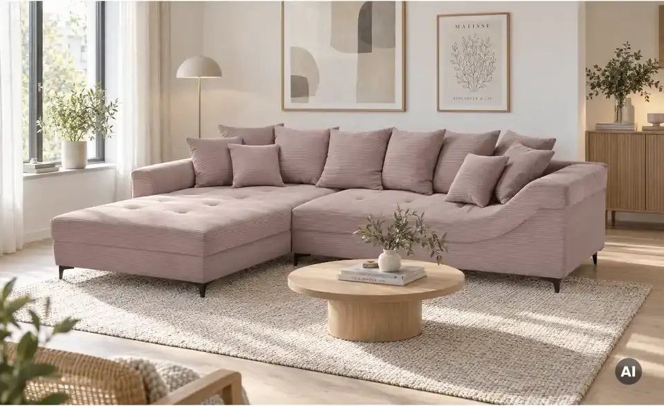 bobb Ecksofa Jonna, in Wohnsituation