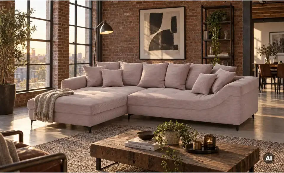 bobb Ecksofa Jonna, in Wohnsituation