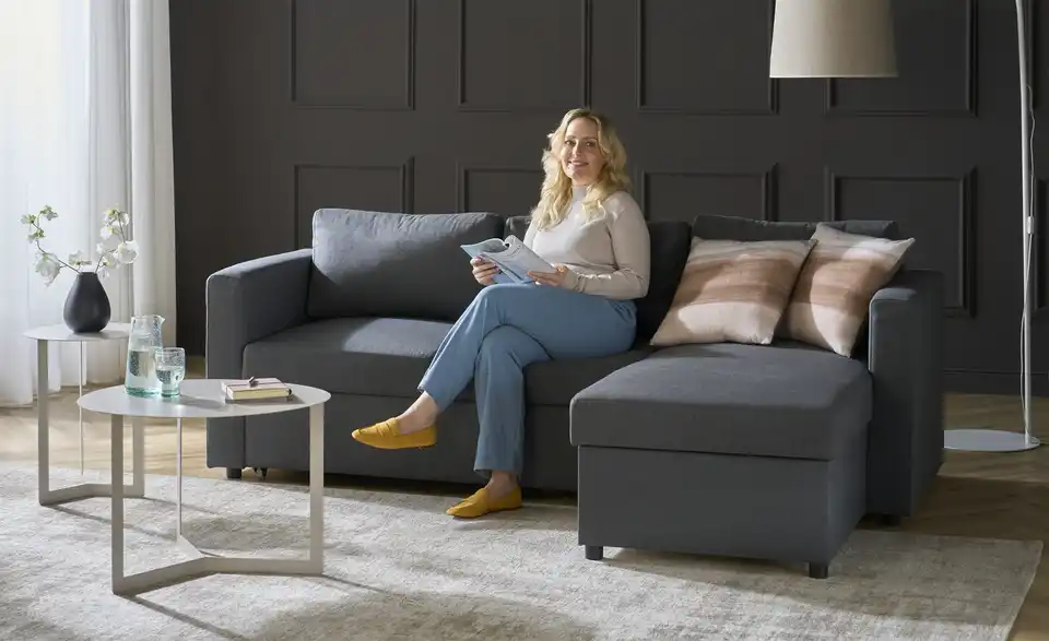 Ecksofa Gunda, in Wohnsituation