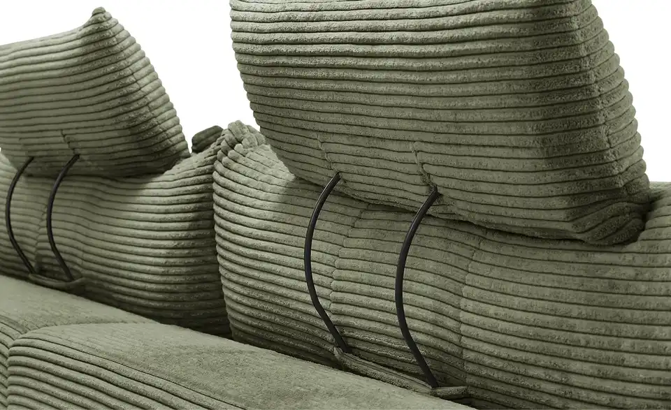 bobb Ecksofa Hella mit trendigem Cordbezug, Detailansicht