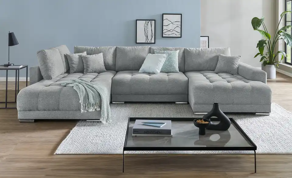 Wohnlandschaft Lemie mit Schlaffunktion, in Wohnsituation