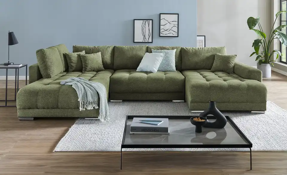 Wohnlandschaft Lemie mit Schlaffunktion, in Wohnsituation