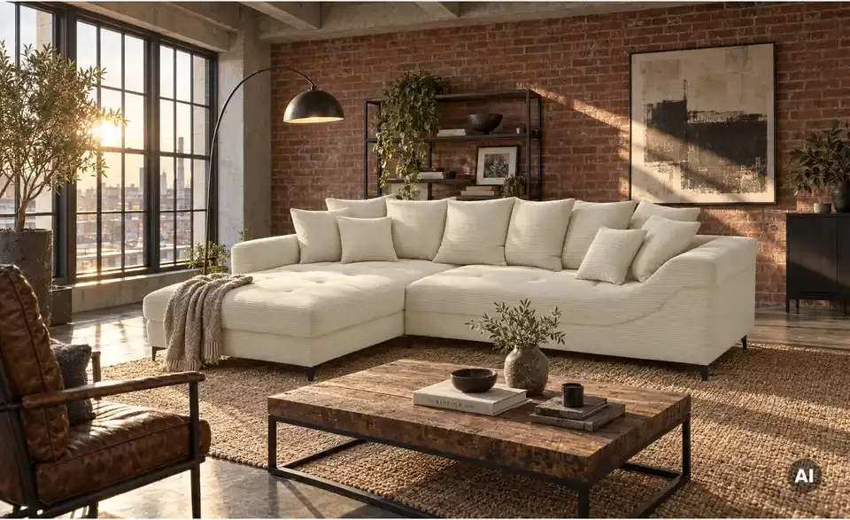 bobb Ecksofa Jonna, in Wohnsituation