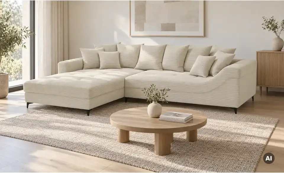 bobb Ecksofa Jonna, in Wohnsituation