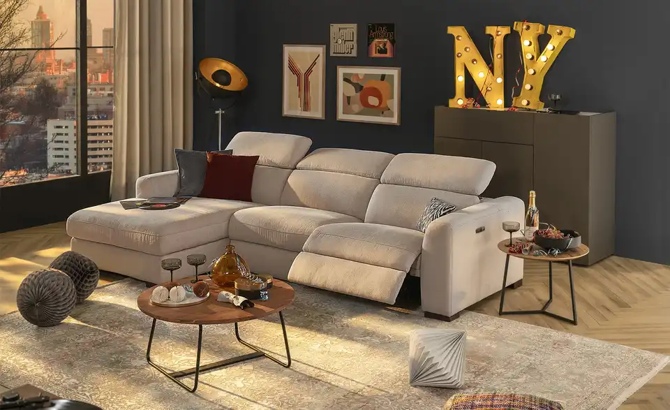 uno Ecksofa Josie, in Wohnsituation