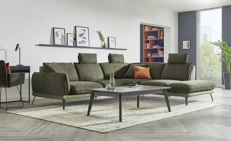 medium Ecksofa Romance, in Wohnsituation