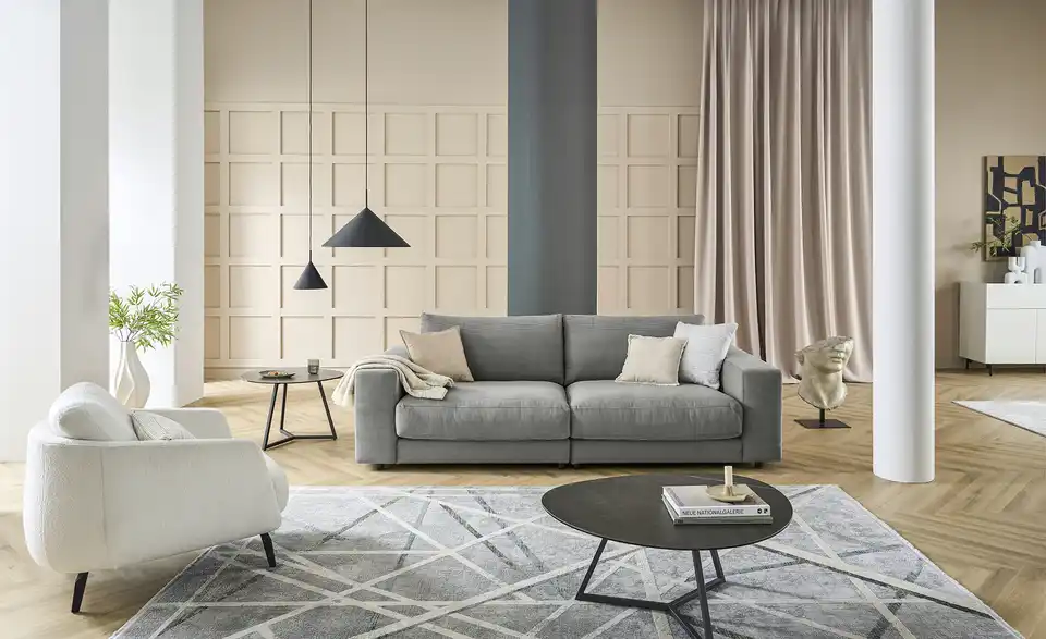 Jette Home Element Sila Einsitzer Armlehne links in Feincord, in Wohnsituation