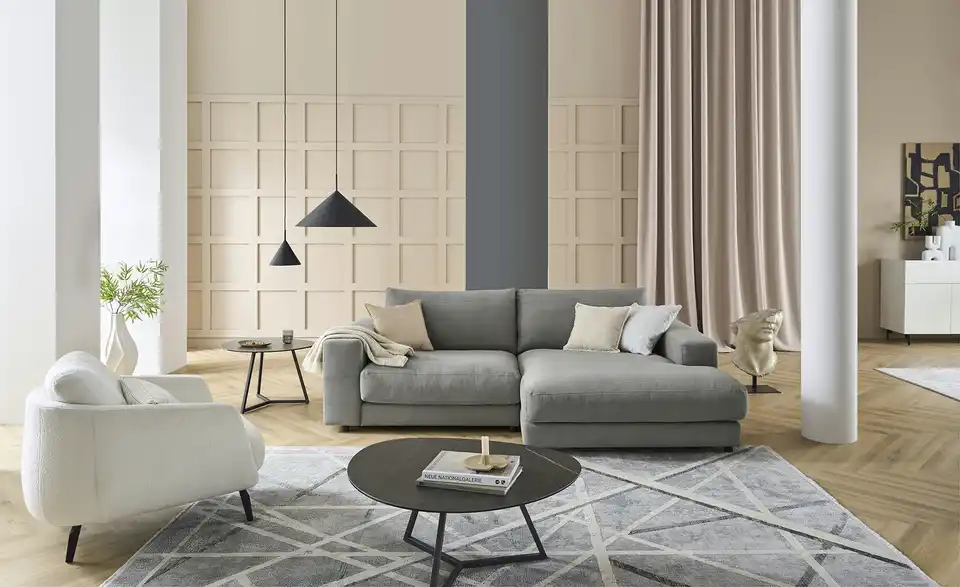 Jette Home Element Sila Einsitzer Armlehne links in Feincord, in Wohnsituation