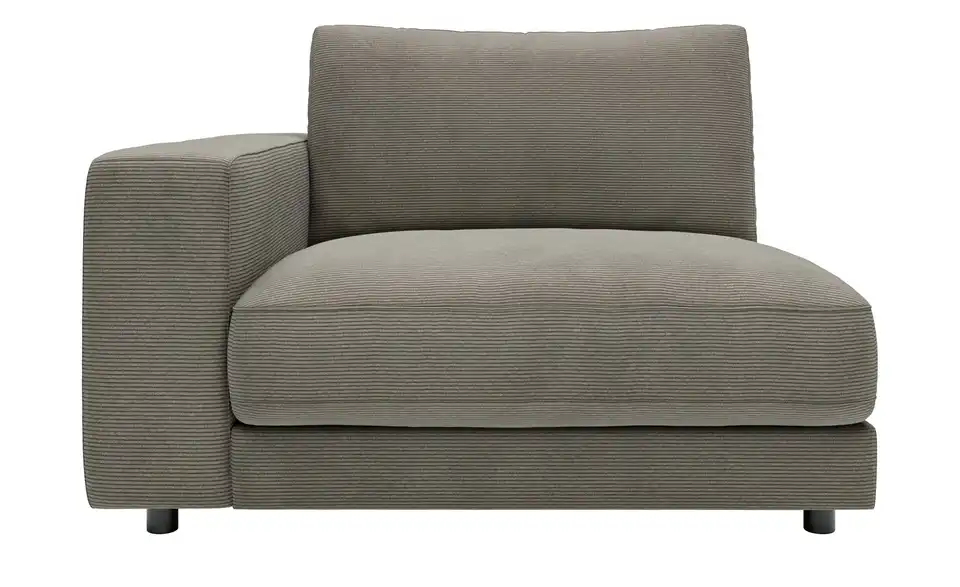 Jette Home Element Sila Einsitzer Armlehne links in Feincord, Frontansicht