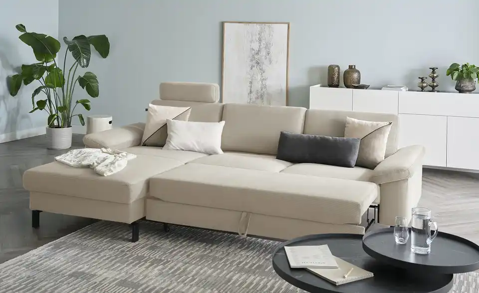 Max Schelling Ecksofa Maximum Move Feincord, Funktionsansicht